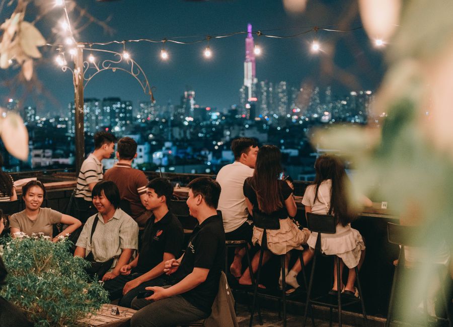 Toàn cảnh Trăng Non từ trên cao